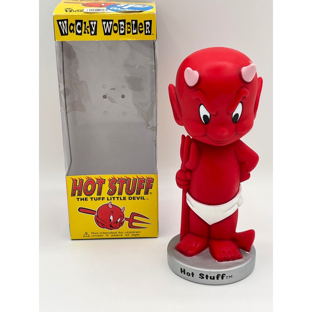 Funko Hot Stuff The Tuff Little Devil Wacky Wobbler Bobblehead 2001 Harvey Comic